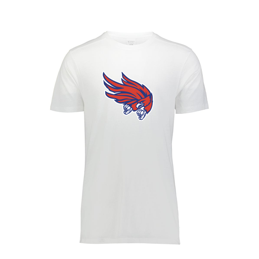 [FTSCUBWH-AS-LOGO2] Decker Men's Tri-Blend T-Shirt - Short Sleeve (Adult S, White, Logo 2)