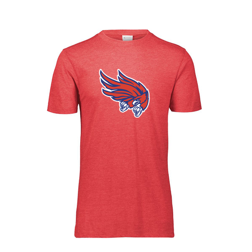 [FTSCUBRD-AS-LOGO2] Decker Men's Tri-Blend T-Shirt - Short Sleeve (Adult S, Red, Logo 2)