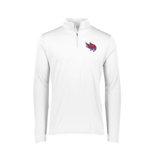 [FTLQFLWH-FAXS-LOGO2] Decker Women's Flex-Lite 1/4 Zip Shirt (Female Adult XS, White, Logo 2)