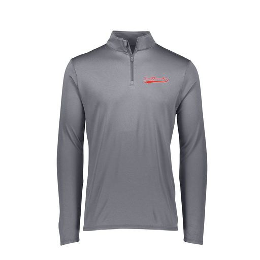[FTLQFLGY-FAXS-LOGO3] Decker Women's Flex-Lite 1/4 Zip Shirt (Female Adult XS, Gray, Logo 3)