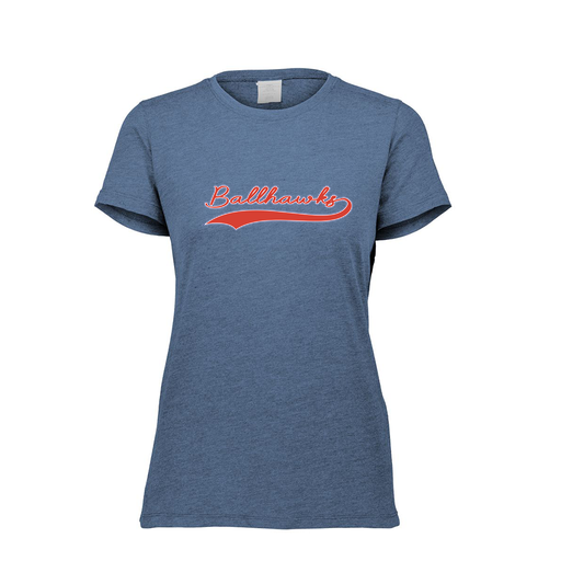 [FTSCUBNV-FAXS-LOGO3] Decker Women's Tri-Blend T-Shirt - Short Sleeve (Female Adult XS, Navy, Logo 3)