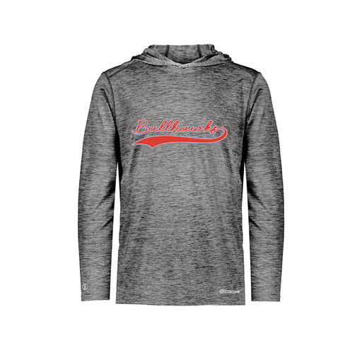 [FOLHCGBK-YS-LOGO3] Decker Youth Charge Hoodie (Youth S, Black, Logo 3)