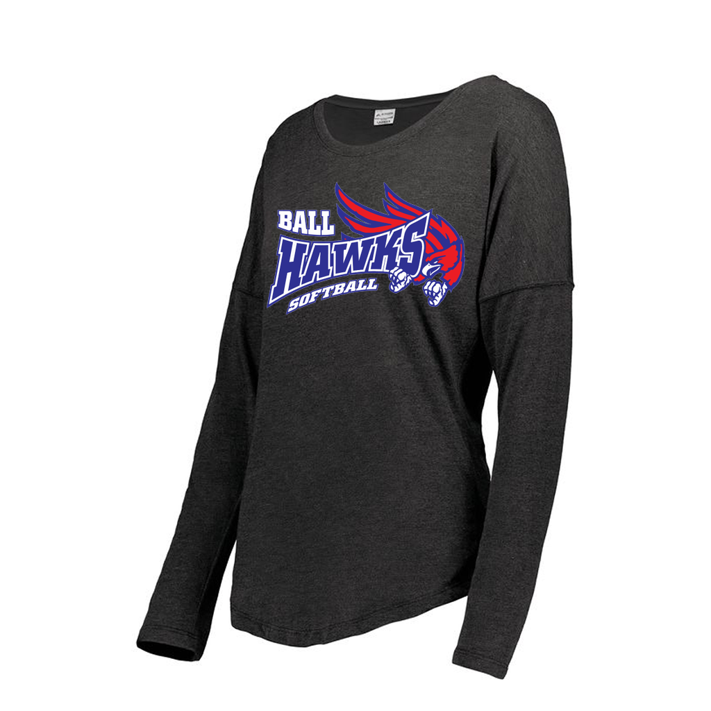 Decker Women's Tri-Blend T-Shirt - Long Sleeve